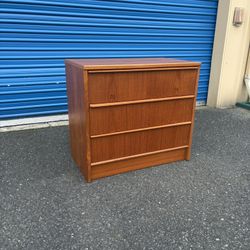 Mid Century Modern Teak 3 Drawer Dresser