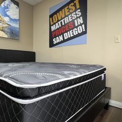 Queen Pillow Top Mattress 