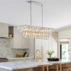 Crystal Chandelier Chrome