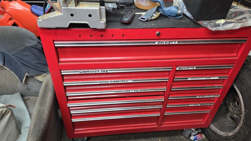 Toolbox Full Of Mechanics Tools