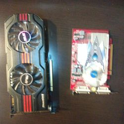 2 Computer Pc Graphics Cards Asus DirectCUII 
