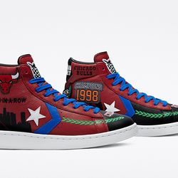 Converse x Chinatown Market "Chicago Bulls Championship Jacket" Pro Leather