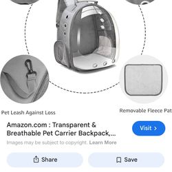 Portable Pet Carrier For Small Pet 