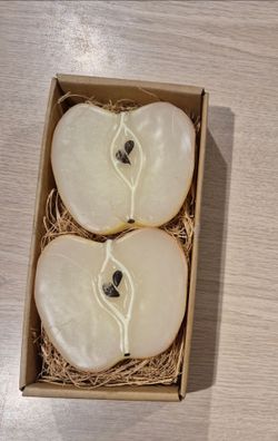 Apple Slice Shaped Floating Candles Set of 2 (Skokie)