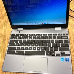 Samsung  Chromebook 360 Fold TOUCHSCREEN! w(64 GB card)