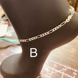 Stainless Steel  9 inch Anklet