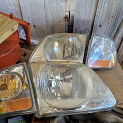 97,2003 Ford F150 Headlights $50, 2005 Ford F250 Grille  $50
