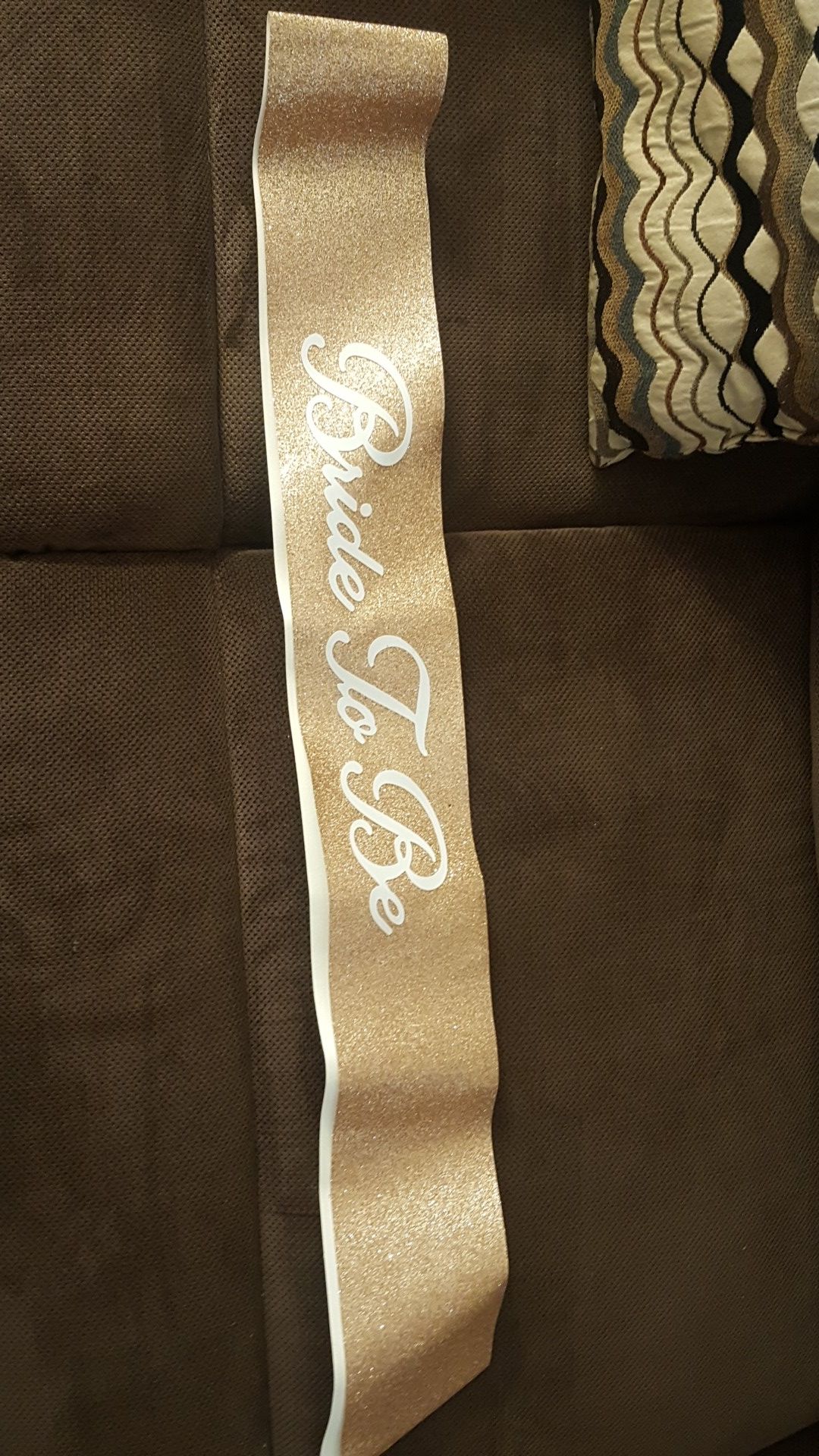 Brides sash