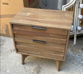 Modern wooden night stand