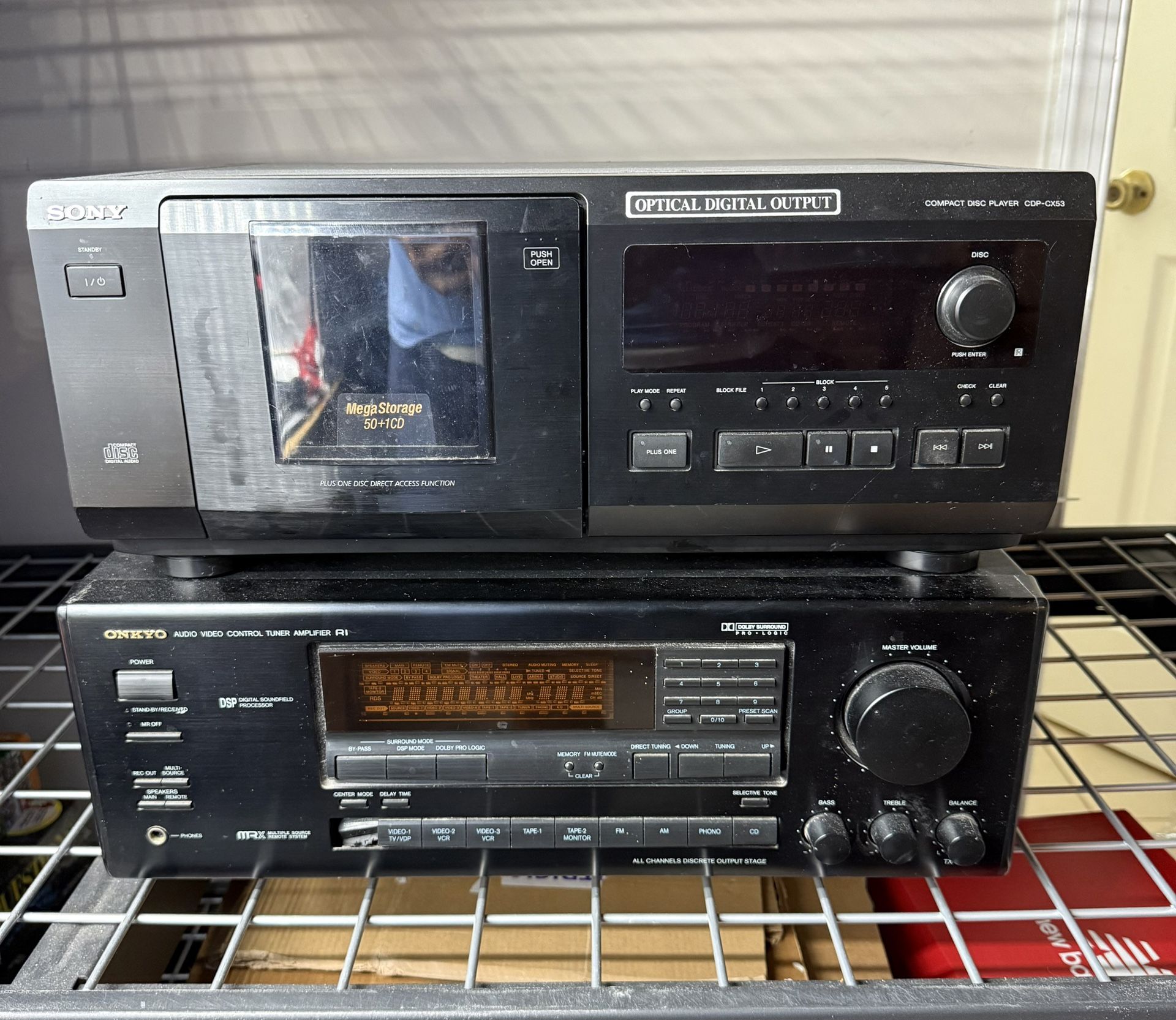 🎵 Vintage Audio & Video Component Lot – Sony, Onkyo, Denon, Tascam – All Working (Except 1 VCR