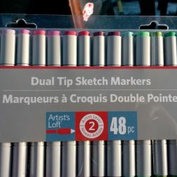 Pigment Decobrush  Dual Tip Sketch Markers.