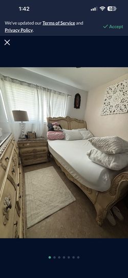Queen Bed Set With Nightstand And Vanity