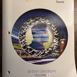 British Literature Grade 12 Volume 1 Textbook