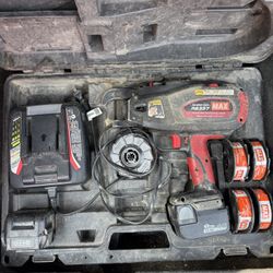 MAX RB-440T-B2C Rebar Tier Japanese Tying machine w/4Ah Batteries Charger