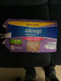 Always discrete s/m  underwear