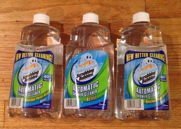 Scrubbing Bubbles Automatic Shower Cleaner Refills - Three 