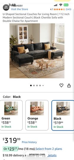 Couch U shaped  Brand new