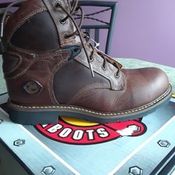 Men's Work Boots New Size 9 Composite Toe