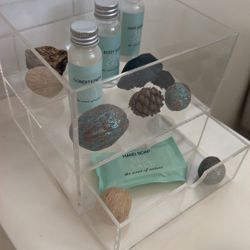 Clear Make Up Organizer With Drawer, $13