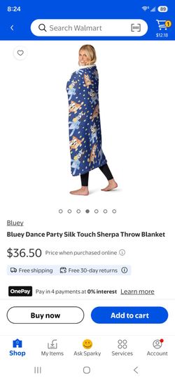 Bluey throw blanket