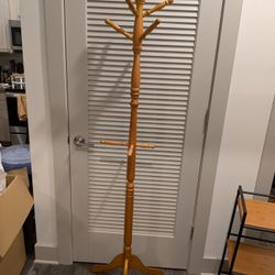 Wood Coat Rack