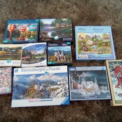 Lot Of 10 Jigsaw Puzzles 20.00