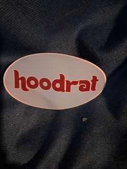 Hoodrat Oval Sticker