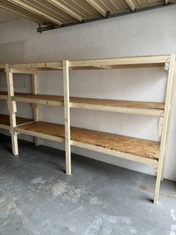 STORAGE SHELVES! WE DELIVER!