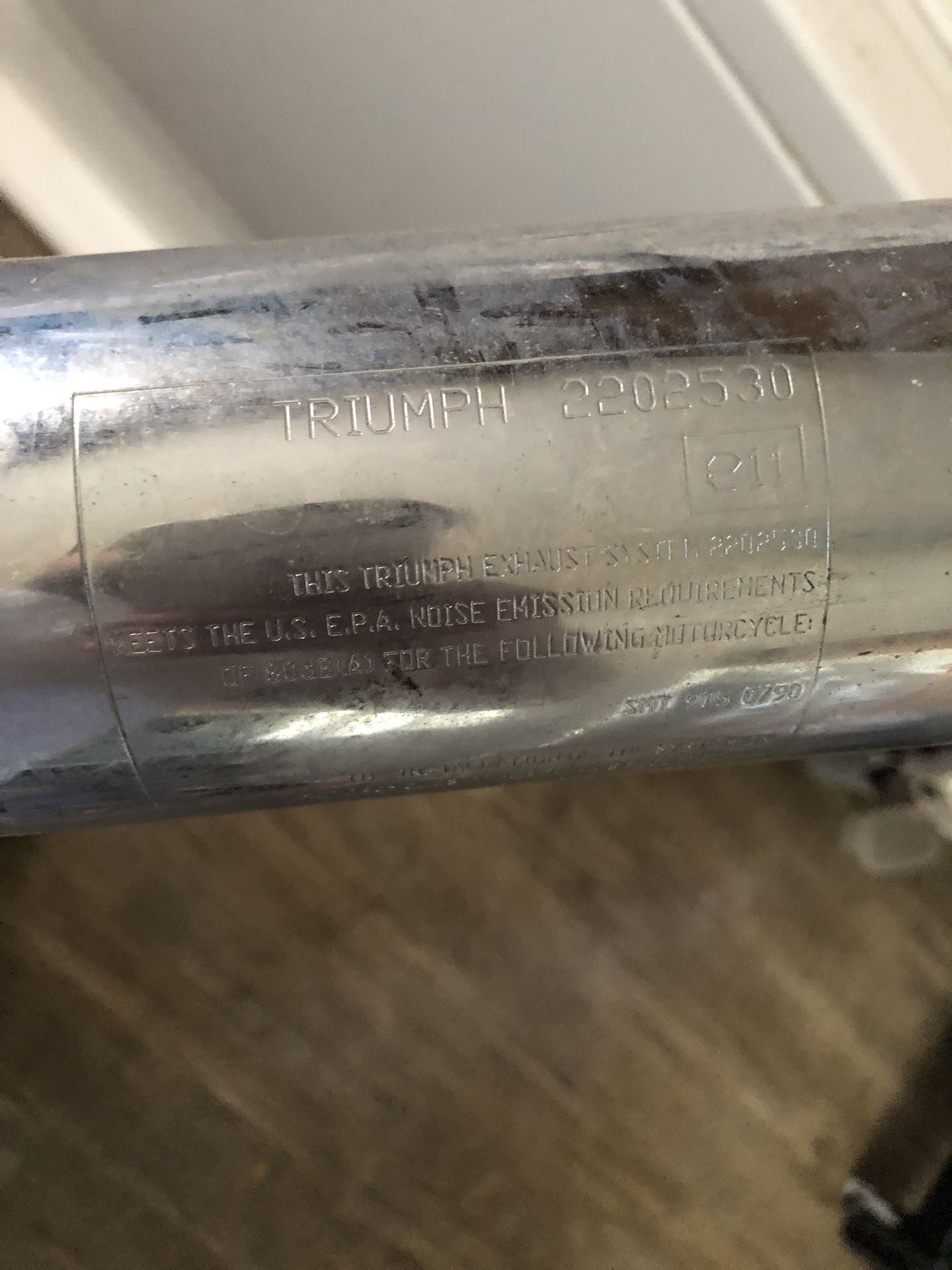 Triumph Exhaust Pipes