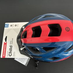 New! Schwinn Dash Child Bicycle Helmet, Blue/Red