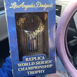 Dodgers World Series Trophy 