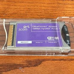 3COM OfficeConnect Wireless PCMCIA Card, Wi-Fi PC Card with Jewel Case 