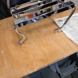 two  like new rear harley davidson luggage racks