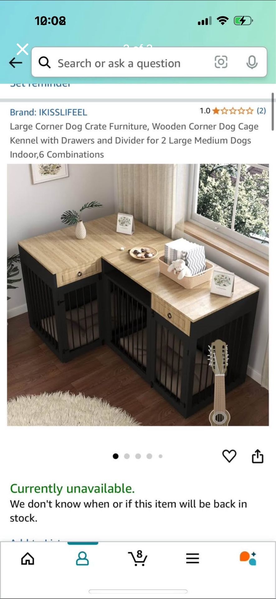 Dog Inside Crates 