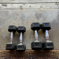 Two Sets Hex Dumbbells 10-15