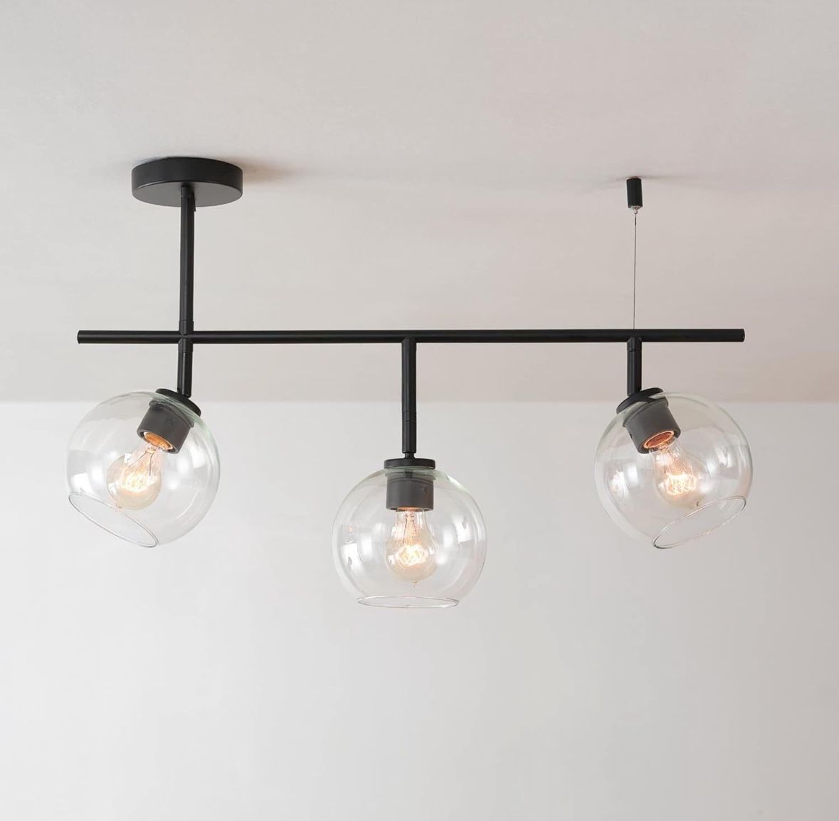 NEW IN BOX - Globe Electric Mika 3-Light Track Lighting, Matte Black,