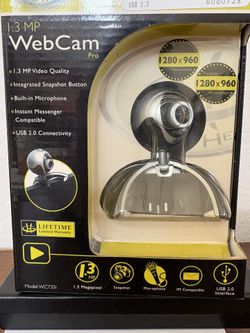 GearHead WebCam Pro, 1.3 MP Resolution, Built-in Microphone, USB connectivity 
