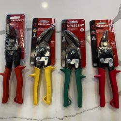 Brand new Crescent aviation snips and hand seamer