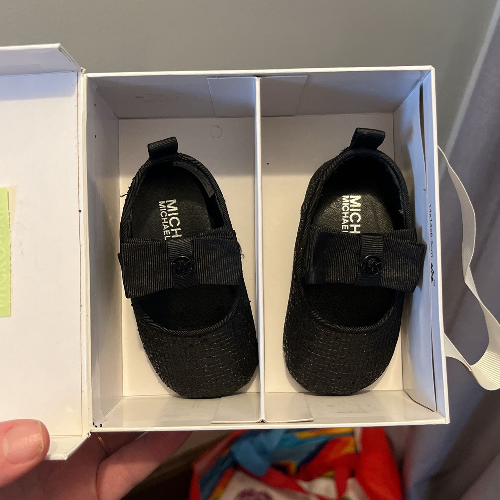 Micheal Kors Baby Girl Booties Size 2