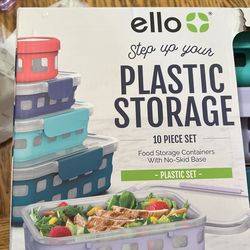 Ello Plastic Storage Containers