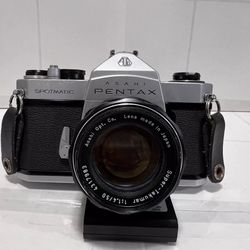 ASAHI PENTAX SP Film Camera SMC Lens 50mm F/1.4 And Filter