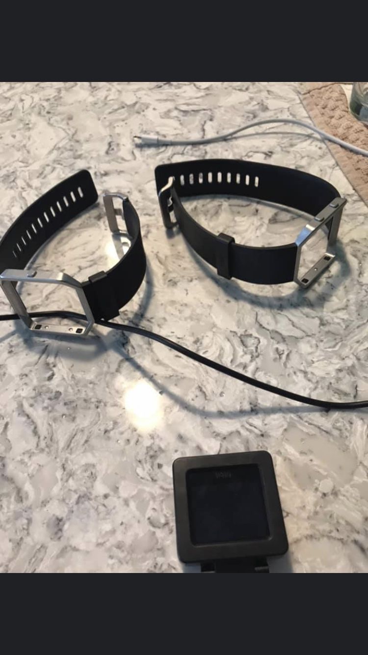 Fitbit Blaze black bands