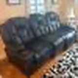 3 Theatre Chairs With A Table, Arm Rest Pockets 