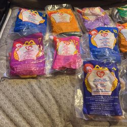 Original Old McDonald’s Beanie Babies With The Old McDonald’s Bags