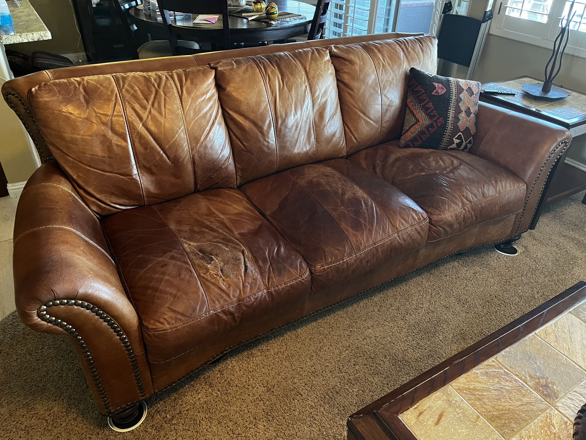 FREE Leather Couch and loveseat