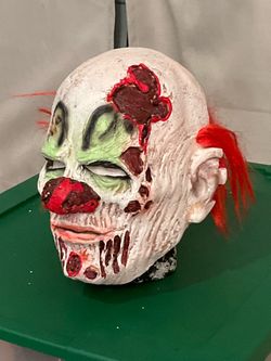 Zombie Clown Halloween Latex Mask