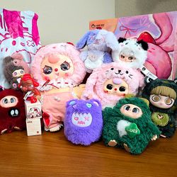 BABY THREE & PLUSHIES LOT