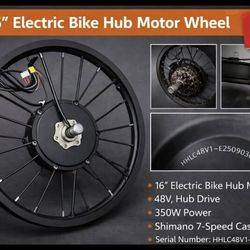 Motor de Bicicleta Eléctrica (16”)