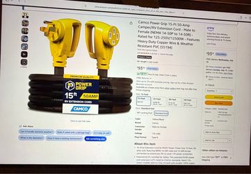 Camco Power Grip-electric car charger