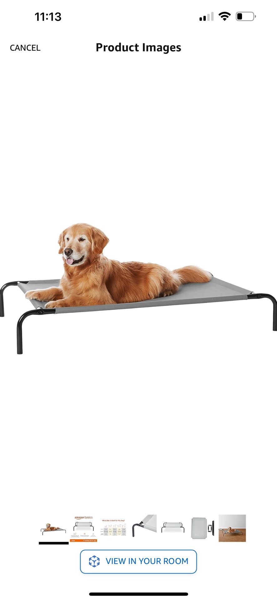 Extra Large Elevated Dog Bed